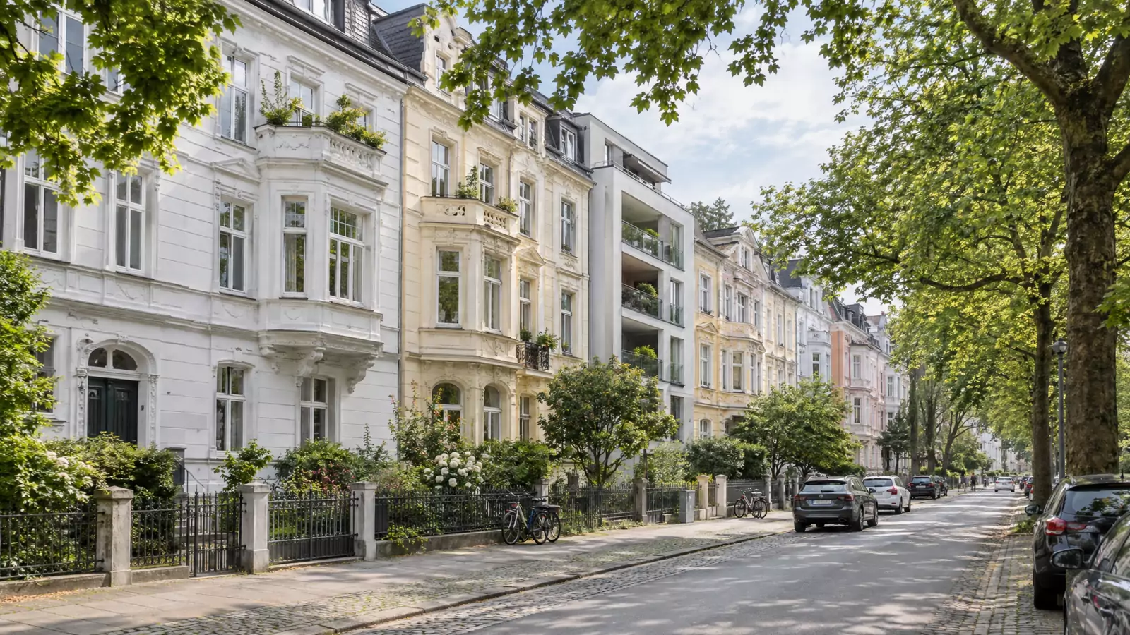 Städtisches Wohnumfeld in Bonn